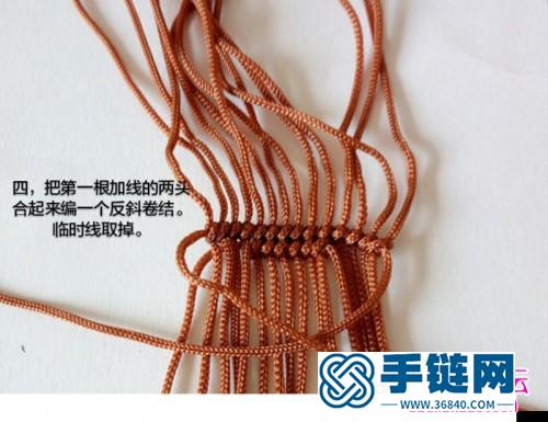 绳编立体摆件小黄鸡的详细编制教程