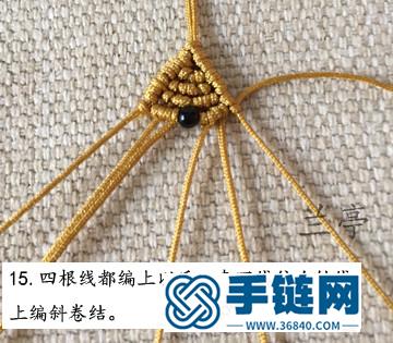 中国结编织的小鱼手链，有教程（兰亭）