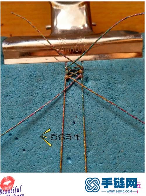 腊线交叉网包石的制作方法