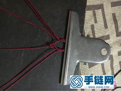 玉线砗久磲串珠手链的详细编织教程