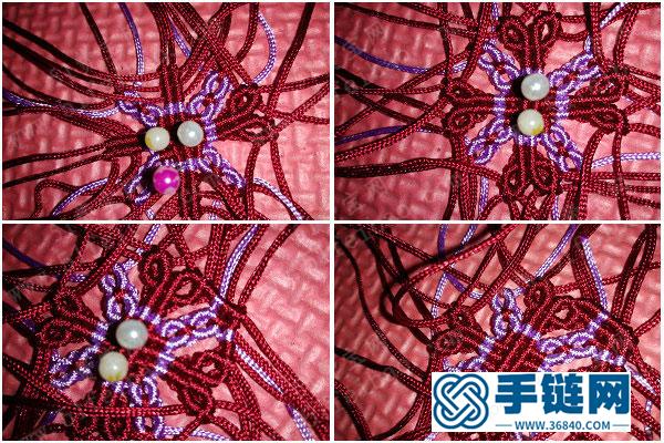 简单DIY手工编法教程_中国风编绳镂空挂件 