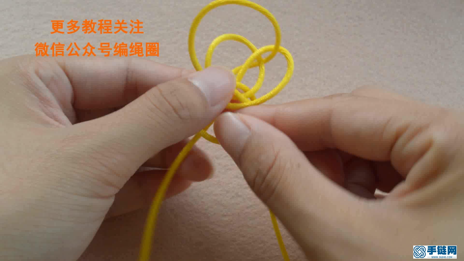 红豆结视频教程(零基础手工编绳入门）