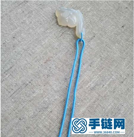 简易中国结祥云结的编织，用它做一个吊坠绳有多美？