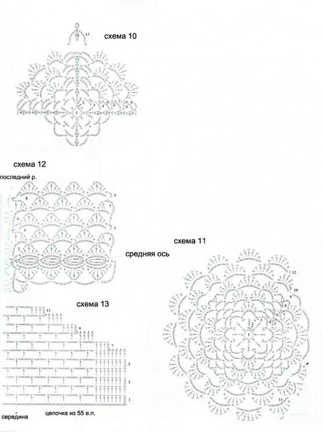 万能的钩针 毛线编织立体小别墅 附图解