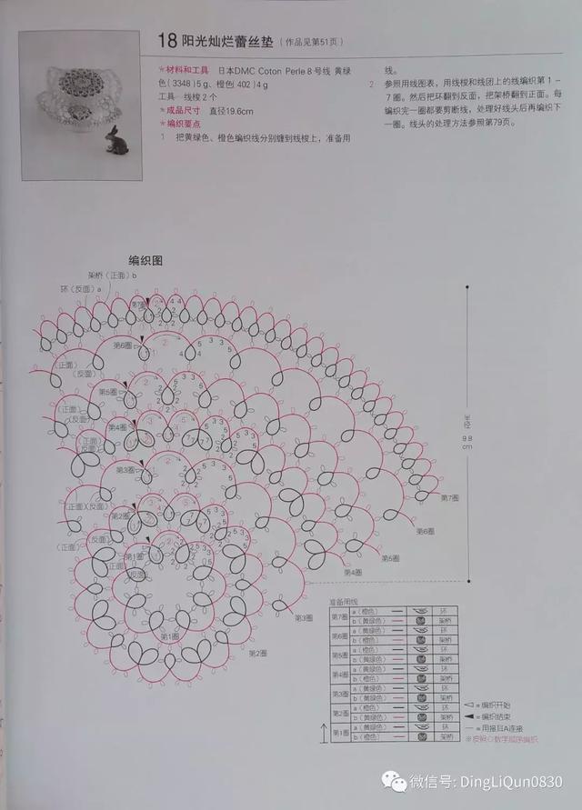 梭编教程——盛本知子梭编蕾丝教程，新手也会编！