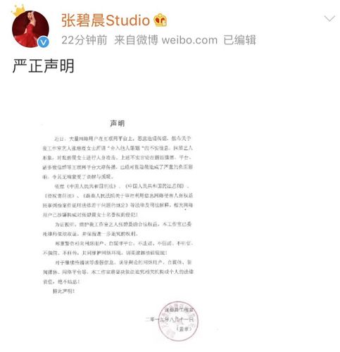 张碧晨工作室，张碧晨 资料,本文共（4616字）