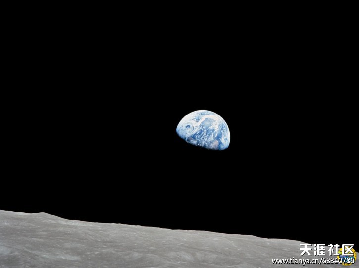 从月亮上看地球好恐怖图,月球可以居住人类吗？　本文共（923字）