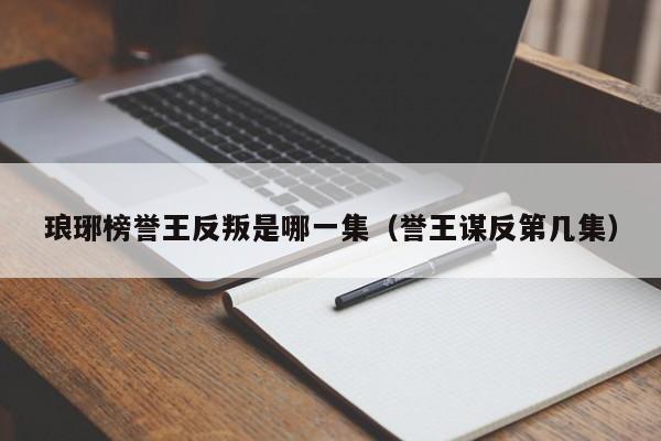 琅琊榜誉王反叛是哪一集（誉王谋反第几集） 