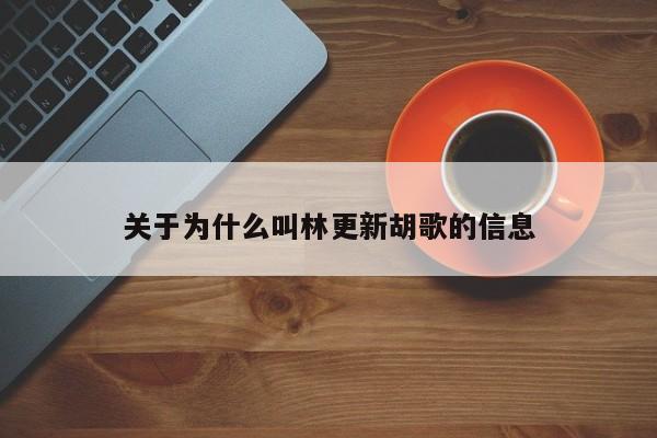 关于为什么叫林更新胡歌的信息 