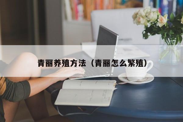 青丽养殖方法（青丽怎么繁殖） 