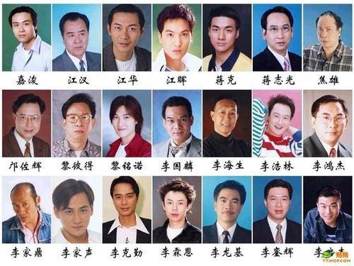 香港男演员名单图片